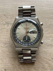 SEIKO 6139 6012 Seiko Single Chrono Automatic Octagon Case - Imagen 1 de 6