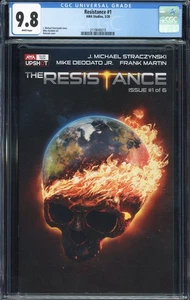 The Resistance #1 Cover A AWA Upshot 2020 WHITE PAGES CGC 9.8 NM - Picture 1 of 2
