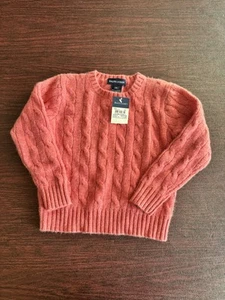 Ralph Lauren Girls Cashmere Sweater Medium Coral - Picture 1 of 4
