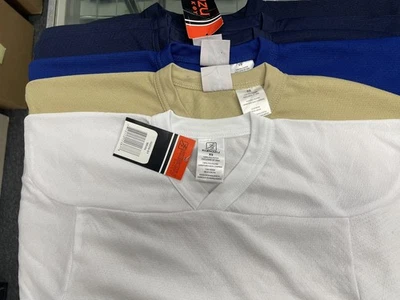 Lote de 6 camisetas de hockey de práctica Xsmall Kamazu juveniles mezcla colores azul marino blanco real Foto 1 de 2