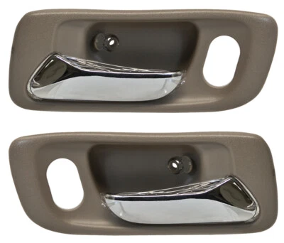 New Front Beige Interior Inner Door Handle Set 1998-2002 Honda Accord Sedan - Imagem 1 de 4