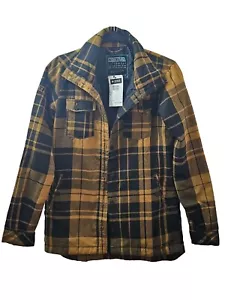 Nikita Outerwear Yellow Plaid Insulated Flannel Snowboarding Jacket Nwt Sz S - Picture 1 of 4