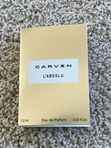 Carven L'Absolu Eau de Parfum 1.0 ml/0.03 oz Spry Sample NEW - Picture 1 of 3