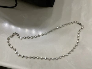 Collar retirado Silpada FRESH CATCH plata esterlina perlas de agua dulce 32" N1368 - Imagen 1 de 2