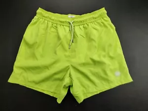 Topman Men's S/M Bright Lime Green 4.5" Inseam Swim Briefs Shorts - Picture 1 of 10