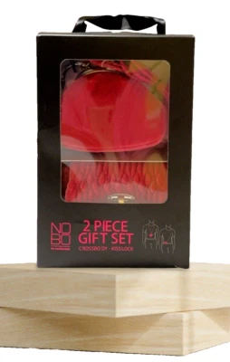 No Boundaries 2 Piece Gift Set Mini Crossbody Purse Kisslock Bag Pink - Image 1 of 4