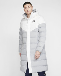 nike winter jacket white