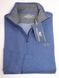 Camisa Pullover VINEYARD VINES Talla S Para Hombre Azul PERFORMANCE 1/2 Cremallera Simulada NUEVA $98 - Imagen 1 de 8