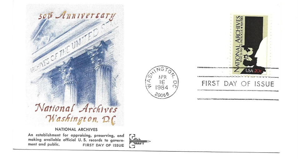 2081 National Archives, GillCraft FDC - Image 1 of 1