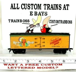 HO SCALE CUSTOM LETTERED ROSE BUD LAGER BEER REEFER ๐บ๐บ๐บ๐บ - Picture 1 of 12