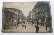 Rara!! - CATANIA - Via Lincoln - Attuale Via S. Giuliano, Molto Animata, VG 1911