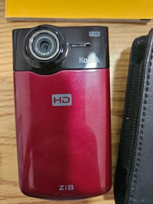 Kodak Zi8 w/ Memory Card 1080p Pocket Digital Video Camera Tested CIB - Image 1 of 4