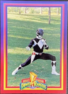 Saban 1994 Mighty Morphin Power Rangers The Black Ranger #35 Rookie Zack RC 90s - Picture 1 of 2