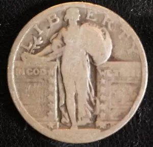 25 CENT QUARTER US COIN STANDING LADY LIBERTY-#402 - Picture 1 of 3