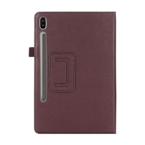 Tablet Flip Leather Case Stand Cover For Samsung Galaxy S7 FE S8 Plus 11" 12.4" - Picture 1 of 43
