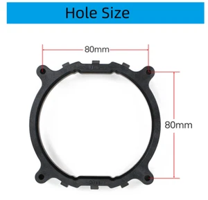 Black Desktop PC CPU Cooler (Fan & Heatsink Bracket) - LGA 2011 2066 with Screws - Afbeelding 1 van 8
