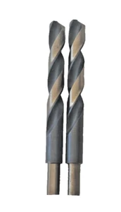 Taladro Jobber Irwin 2 piezas 15/32 x 5" x 3/8 M2 HSS negro y dorado 135 puntos divididos* - Imagen 1 de 8