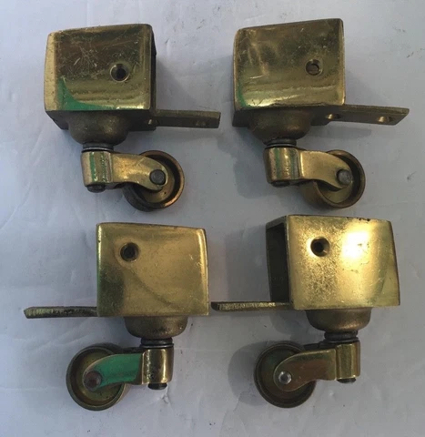 Cast Brass Furniture Casters (Set of 4) Cover