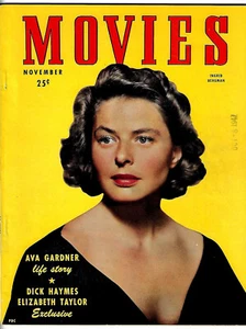 Revista de películas (noviembre 1947) Ingrid Bergman, Elizabeth Taylor, Ava Gardner - Imagen 1 de 7