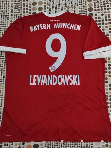 ROBERT LEWANDOWSKI BAYERN MUNICH 2017 2018 FOOTBALL JERSEY Sz-XL ADIDAS AZ7961 Cover