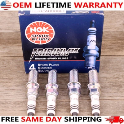 4x Bujías NGK LFR5AIX11 Iridium IX 4469 para Hyundai Nissan Infiniti Yamaha Foto 1 de 4