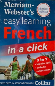 Merriam-Webster's leichtes Französisch lernen mit einem Klick, Farbbuch & Audio-CD versiegelt! - Bild 1 von 2