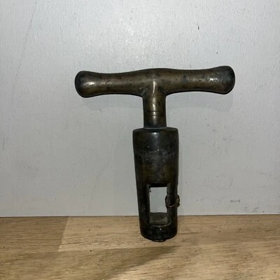 Ancienne Clé De Robinet Cuve Vin Fût Tonneau Fontaine Bronze? Laiton? - Photo 1/4