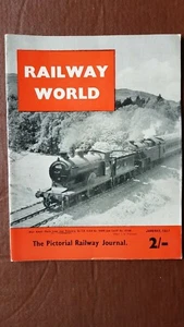 Die Eisenbahnwelt - Monatszeitschrift - Januar 1957 - sehr Sammlerstück. - Bild 1 von 1