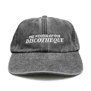 The Winter Of Our Discotheque Washed Embroidered Dad Baseball Cap | Discontent - Picture 1 of 22