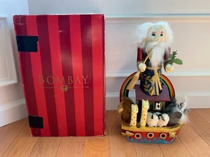 De colección 15" Arca de Noé Navidad Cascanueces Holiday Bombay Company con caja en muy buena condición - Imagen 1 de 12