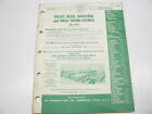 1966 Fitzgerald Gaskets Parts Catalog TRUCKS, BUSES, INDUSTRIAL AND SMALL ENGINE