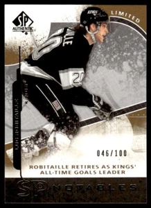 2008-09 SP Authentic Limited Luc Robitaille 046/100 Los Angeles Kings #125 - Picture 1 of 2