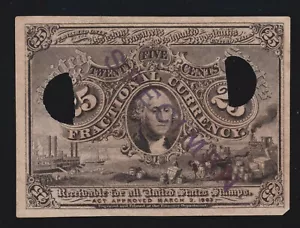US 25c Fractional Currency Note Experimental Milton M2E25F3c V Ch CU - Picture 1 of 2