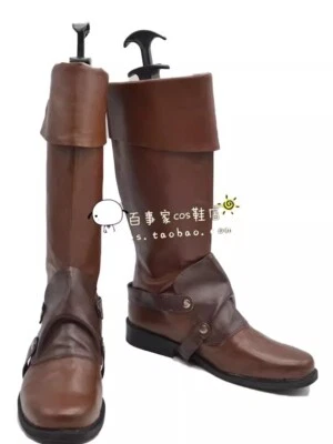 Cosplay Tangled Rapunzel Flynn Rider Shoes Marin Boots Halloween Boots Props PU - Image 1 of 4