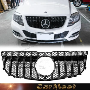 FIT 2013 2014 2015 Bz X204 GLK SUV GT FULL BLACK BAR FRAME GRILLE - Bild 1 von 4