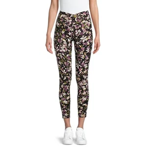 No Boundaries Juniors' V-Front Crossover Leggings, Size:S(3-5) - Picture 1 of 5
