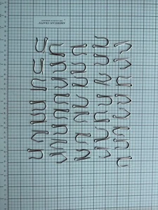 Drapery hooks 37 pieces, Pocket curtain hooks, Window Accessories, pin hooks - Picture 1 of 3