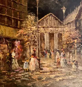 Velosi Original Oil Painting Signed Unframed Rare Low Price - Picture 1 of 8