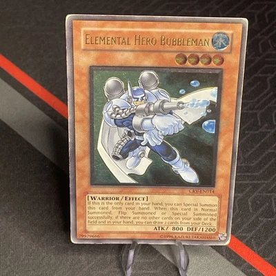 Yu-Gi-Oh! CRV-EN014 Elemental Hero Bubbleman Ultimate Rare - Image 1 of 4