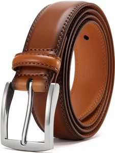 Mens Dress Belt - Genuine Leather Dress Belts For Men,Casual Suit Jeans Belt-... - Picture 1 of 6