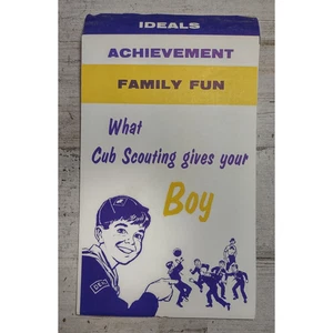 Folleto vintage de los Boy Scouts BSA What Cub Scouting Gives Your Boy 1959 - Imagen 1 de 11