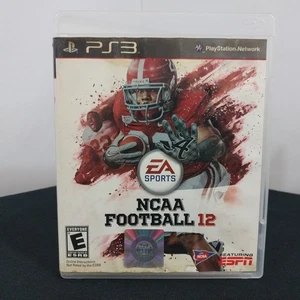 NCAA Football 12 PlayStation 3 PS3 Game Disc; CIB *Case Water Damage* - Picture 1 of 5
