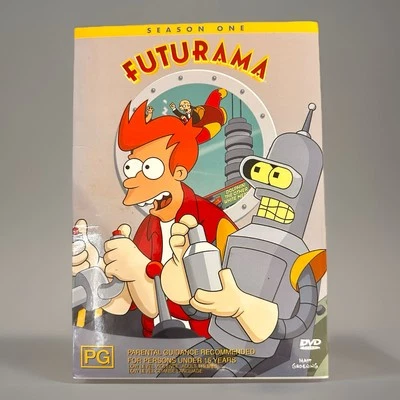 Futurama Season 1 DVD 3 Disc Set Complete Region 4 1999 PAL Like New - Image 1 of 4