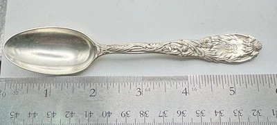 1880 Chrysanthemum Tiffany & Co Sterling Silver Teaspoon 5 3/4” - Image 1 of 4