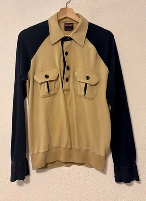 Brittania 复古男式套衫橄榄球衬衫(大号,L) — 第 1/4 张图片