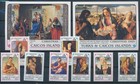 LS91656 Turks & Caicos 1989 christmas art religion fine lot MNH