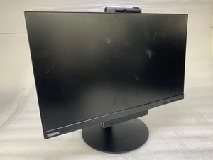Lenovo Thinkcentre TIO24Gen3 24" IPS Led Monitor A17TIO24 w/Stand, Webcam, WORKS - Picture 1 of 9
