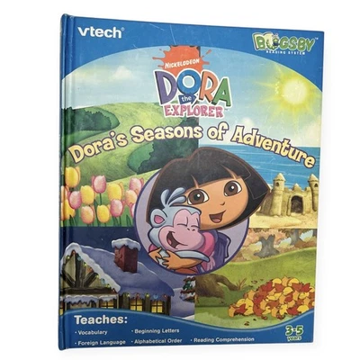 Vtech Bugsby Reading System Book: Dora the Explorer Dora's Seasons of Adventure - Image 1 of 3