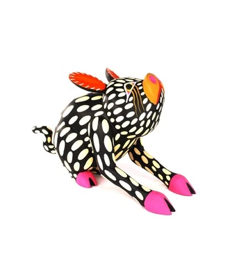 Oaxacan Wood Carving Armando Jimenez Pig Oaxaca Mexican Folk Art Alebrije Mexico - Image 1 of 4