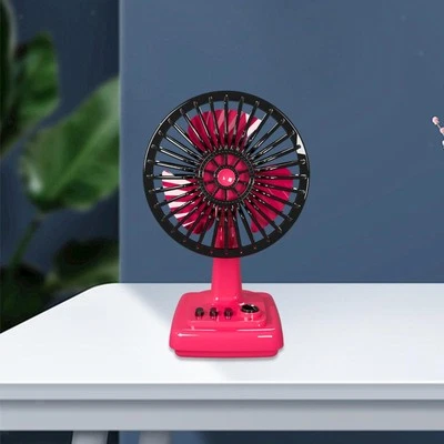 Mini Ventilador de Mesa de Escritorio Diseño Vintage Ventilador Personal para Oficina Viaje Cocina Foto 1 de 2